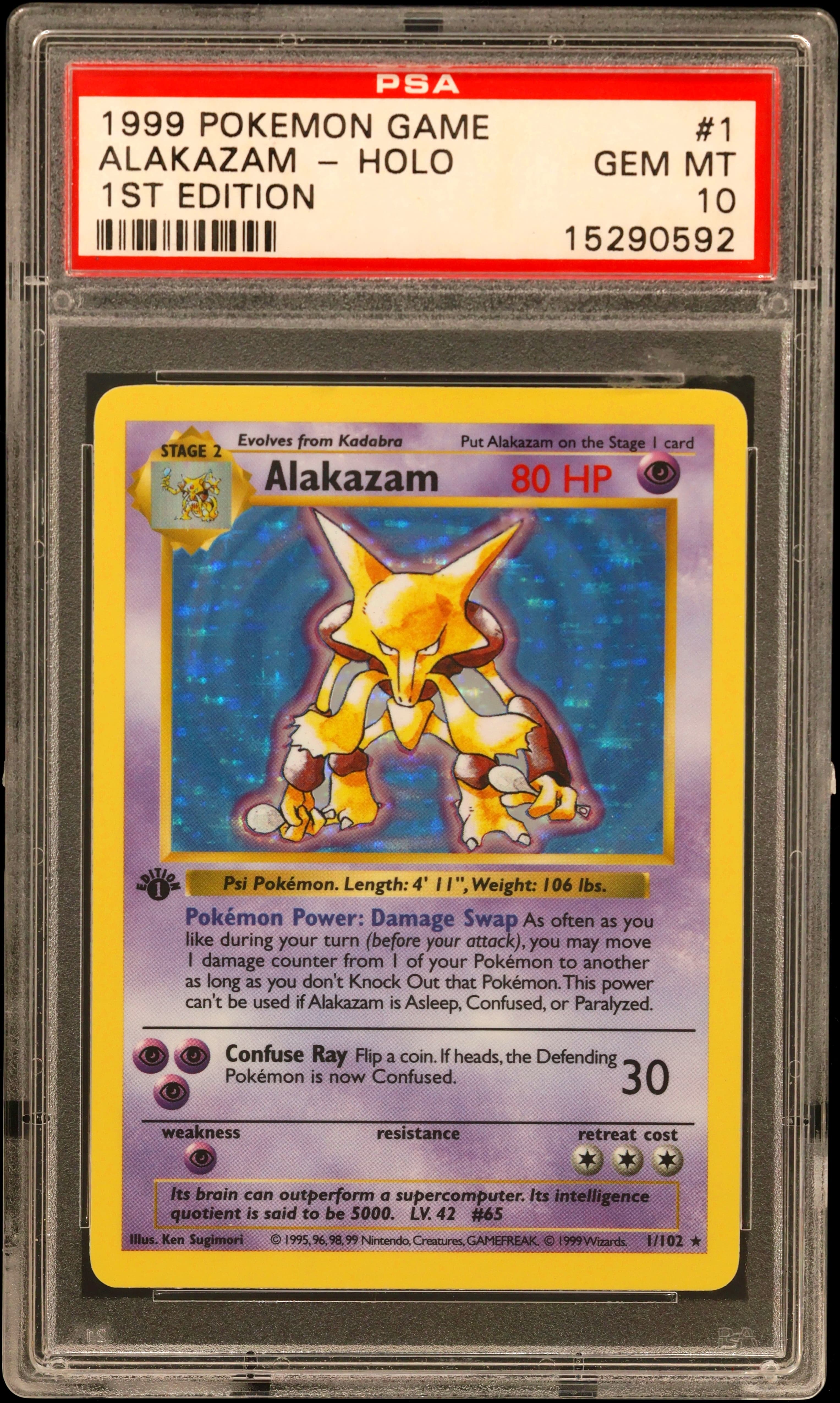 Alakazam-Holo 1st Edition
