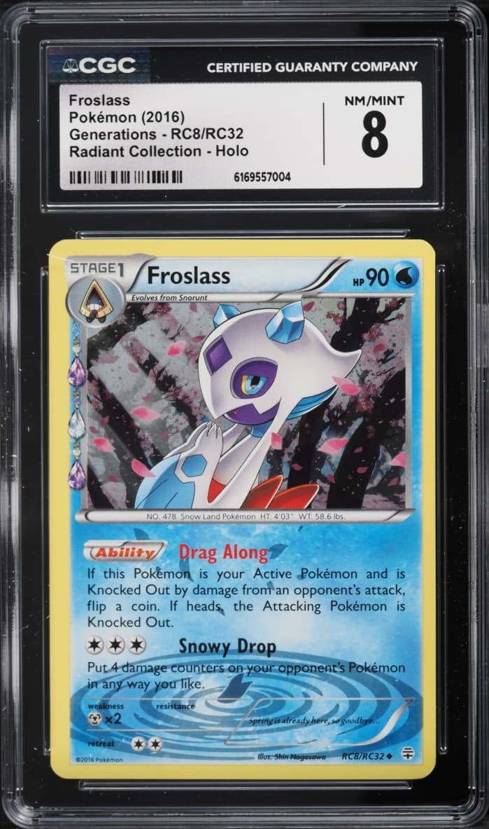 Pokemon XY Generations Radiant Collection Holo Froslass #RC8