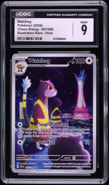 Pokemon Mega Evolution Chaos Rising IR Watchog #097