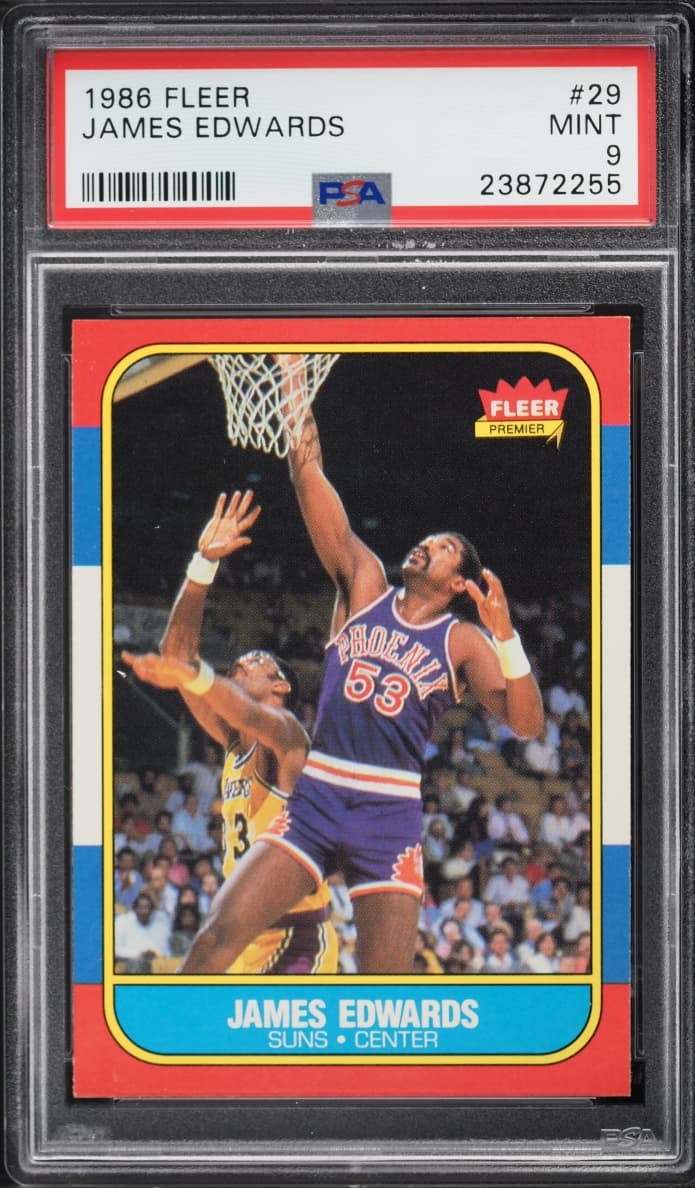 Fleer Basketball James Edwards #29