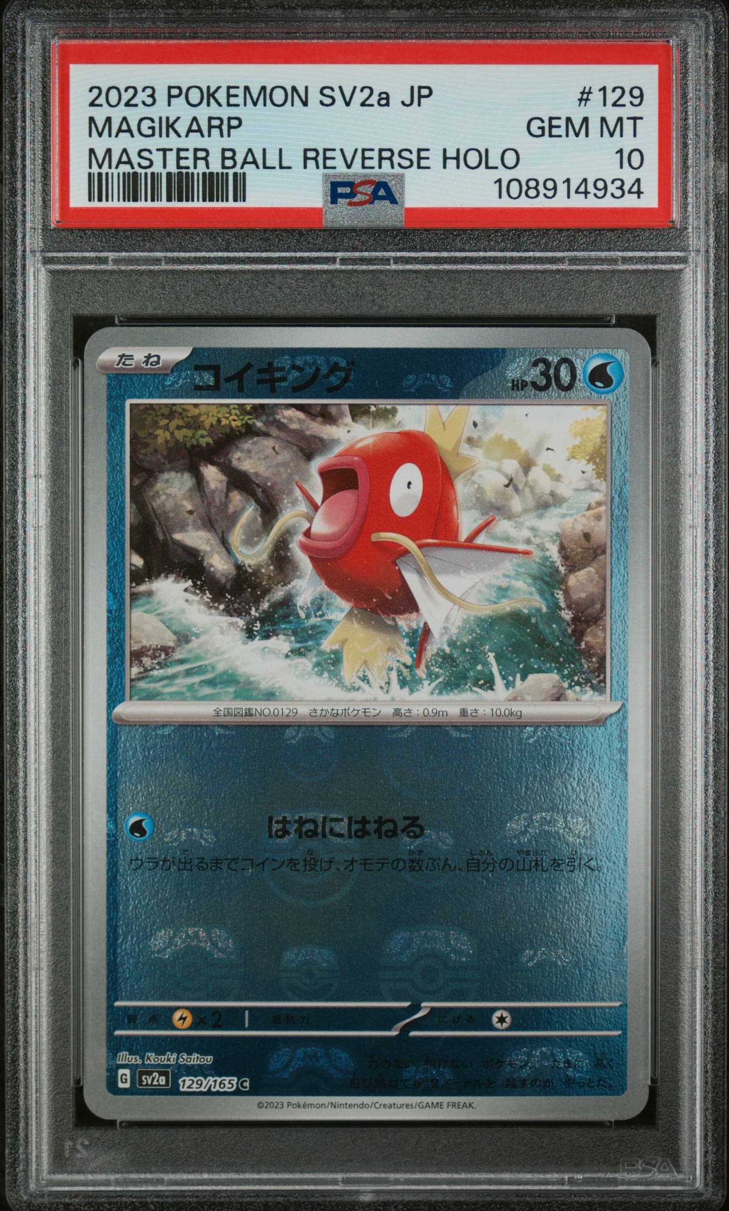 Magikarp Master Ball Reverse Holo