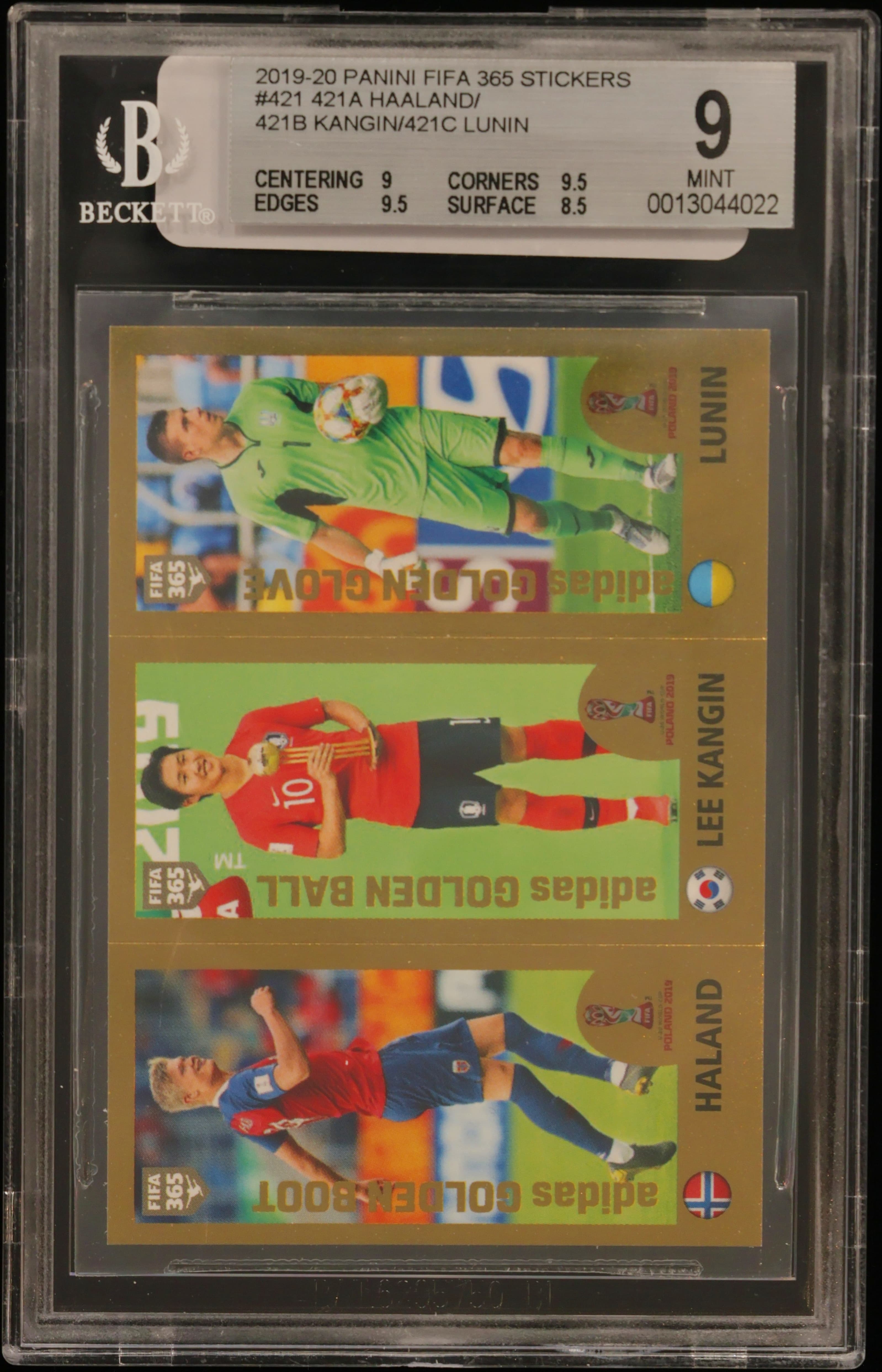Erling Haaland/421B Kangin Lee/421C Andriy Lunin