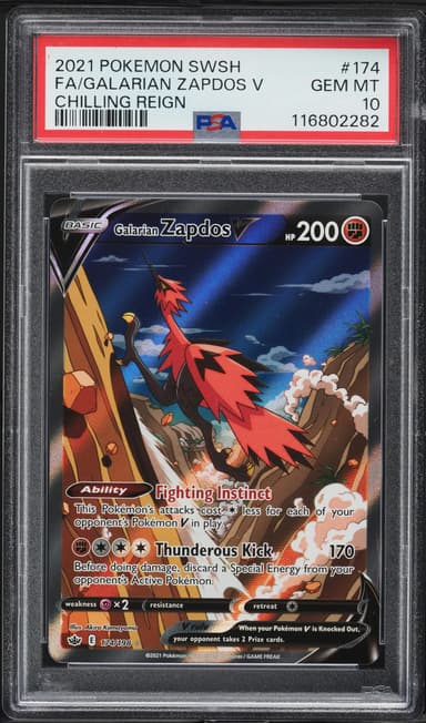 Full Art/Galarian Zapdos V