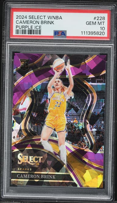 Select WNBA Courtside Purple Ice Cameron Brink ROOKIE /149 #228