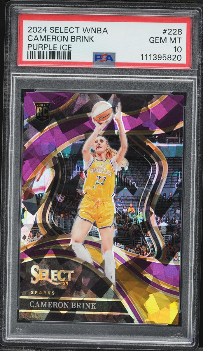 Select WNBA Courtside Purple Ice Cameron Brink ROOKIE /149 #228