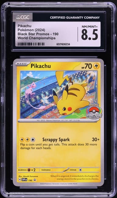 Pokemon Scarlet & Violet Promo World Championships Pikachu #190