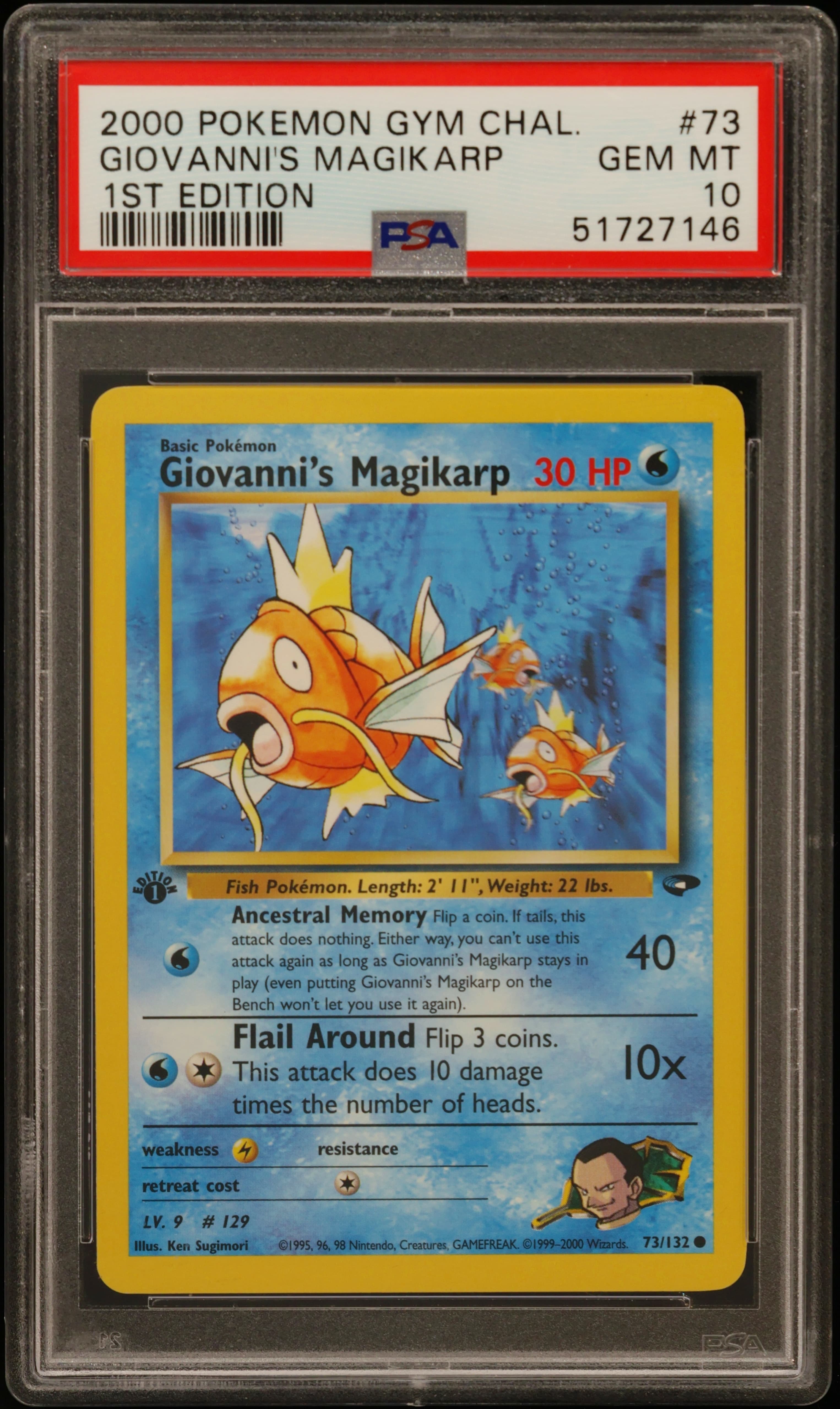 Giovanni's Magikarp 1st Edition