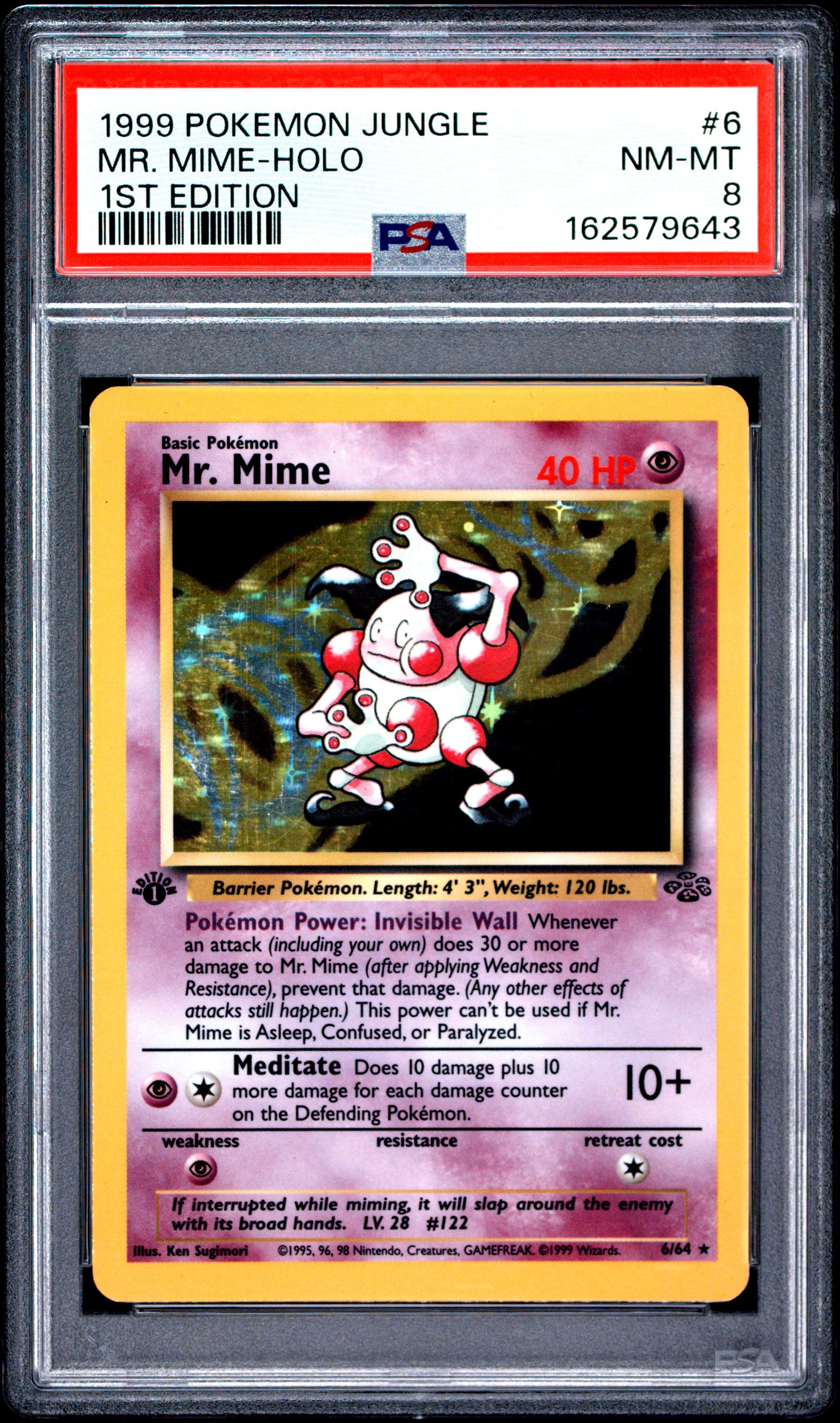 Mr. Mime-Holo 1st Edition