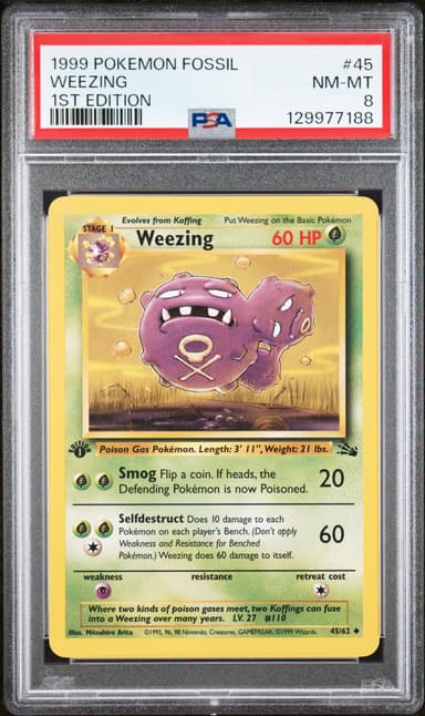 Weezing 1st Edition