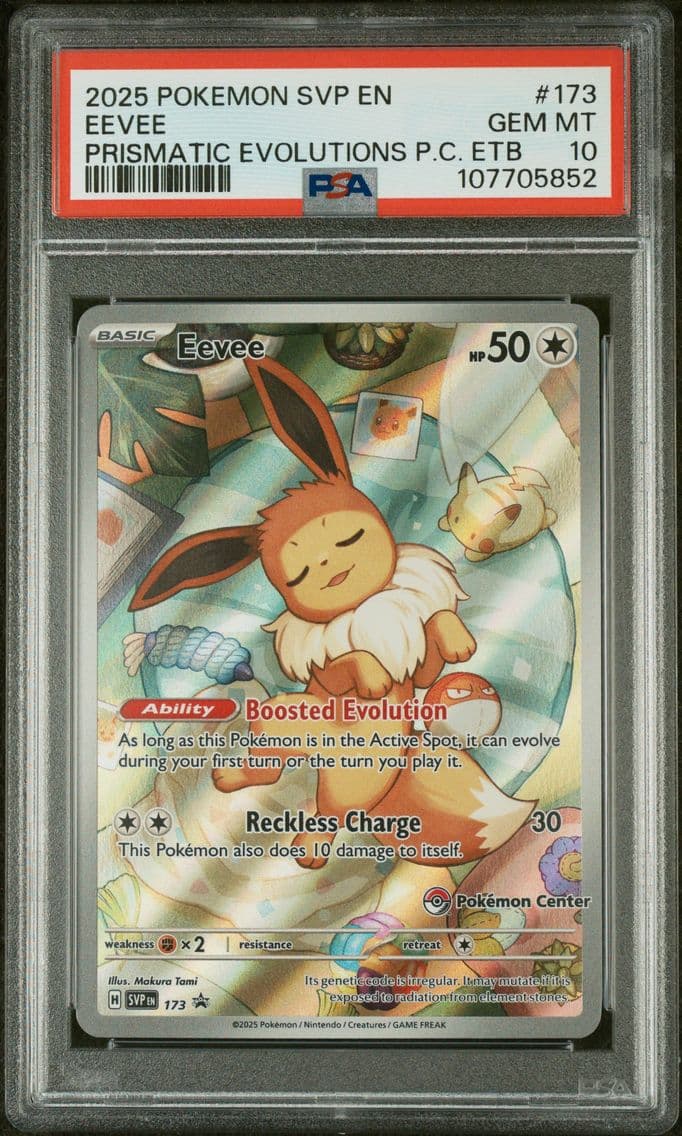 2025 #173 Eevee PSA 10 Svp EN-SV