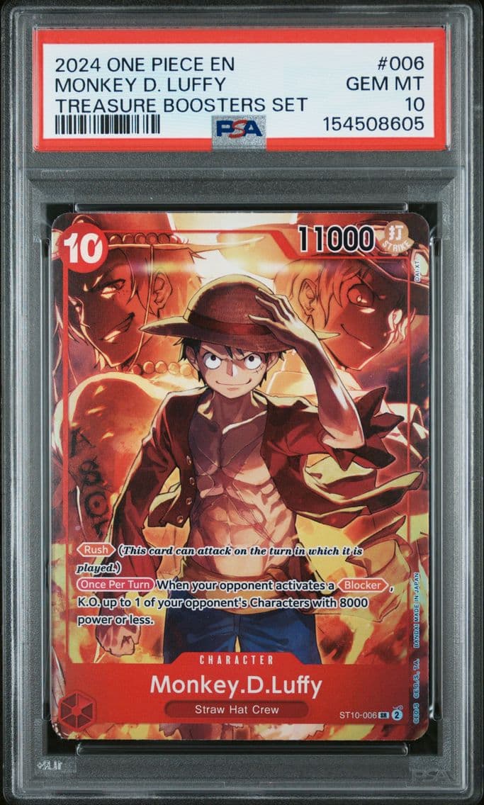 2024 #006 Monkey D. Luffy PSA 10