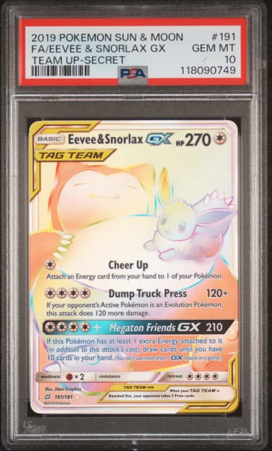 Full Art/Eevee & Snorlax GX