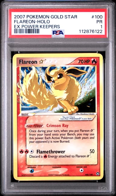 Flareon-Holo Gold Star