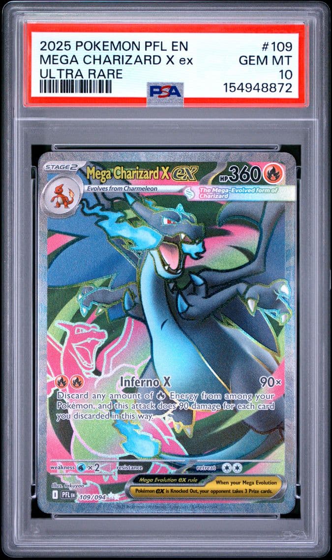 2025 #109 Mega Charizard X EX PS