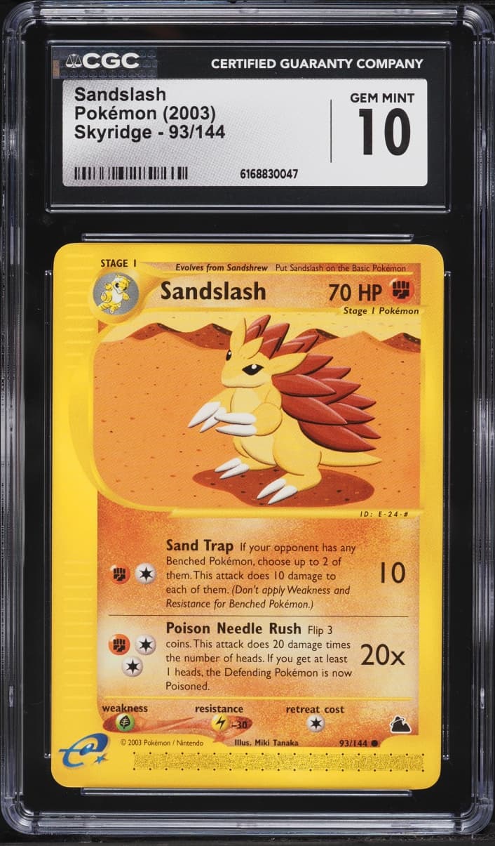 Pokemon Skyridge Sandslash #93