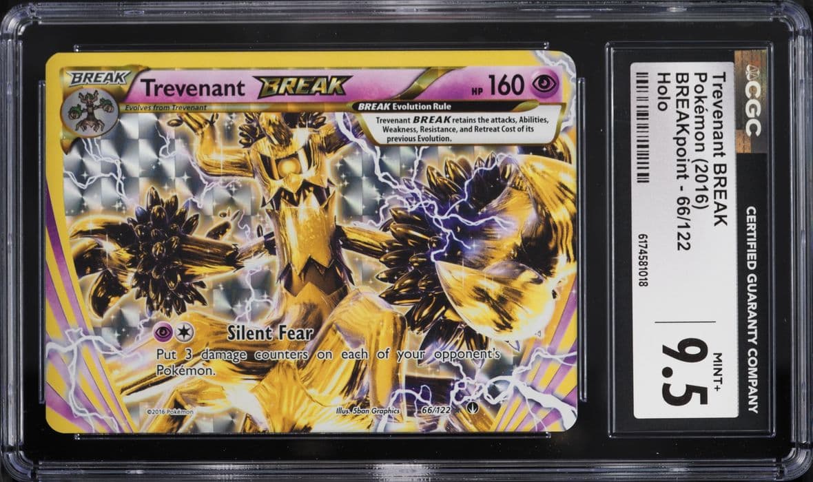 Pokemon XY BREAKpoint Alt Art Trevenant BREAK #66