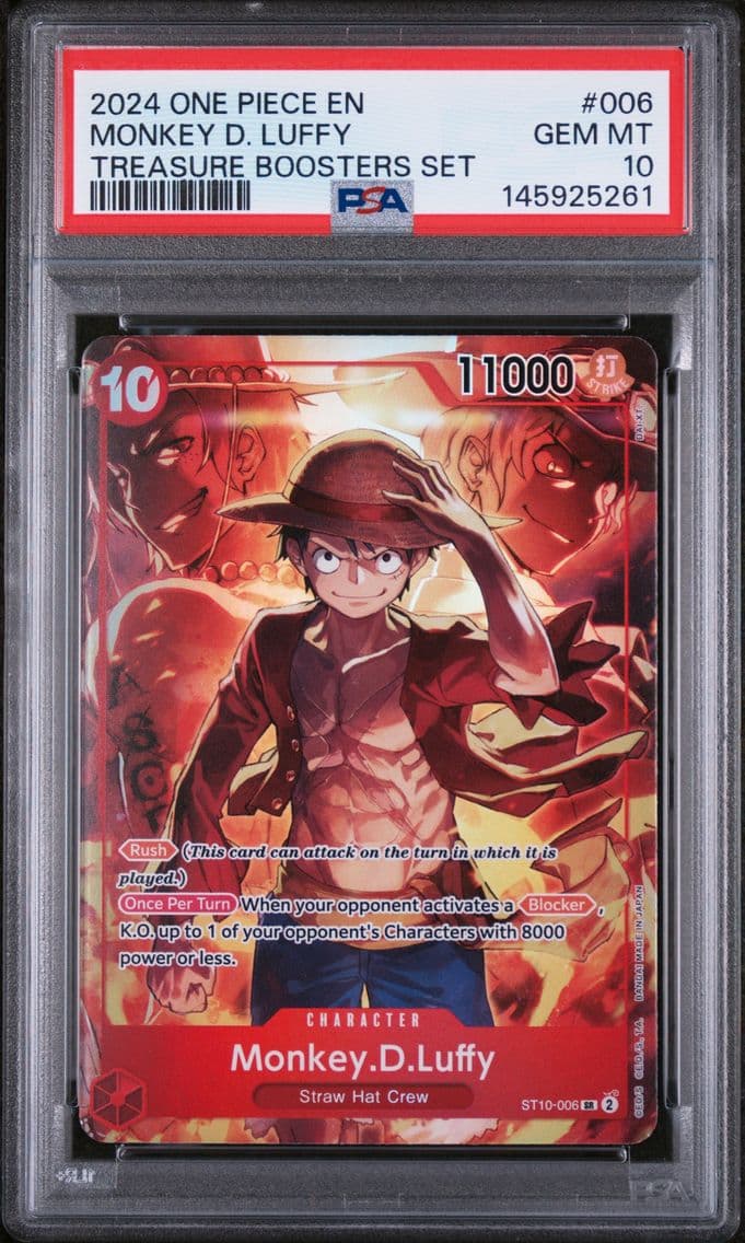 2024 #006 Monkey D. Luffy PSA 10