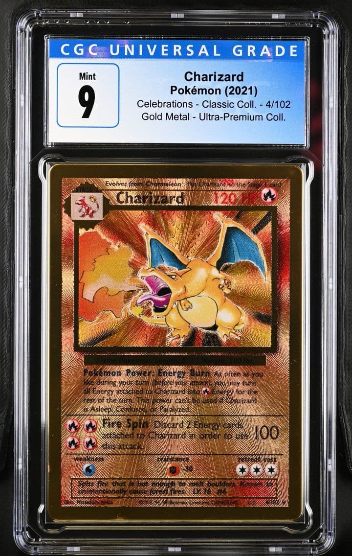 2021 #4 Charizard CGC 9 Celebrat