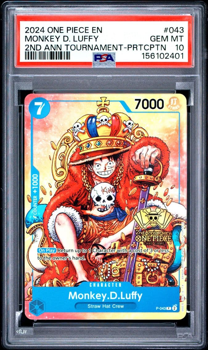2024 #043 Monkey D. Luffy PSA 10