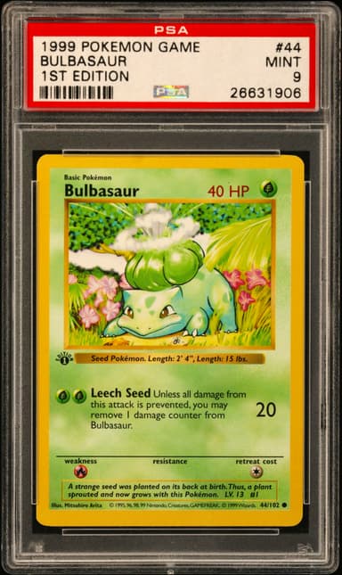 Bulbasaur 1st Edition