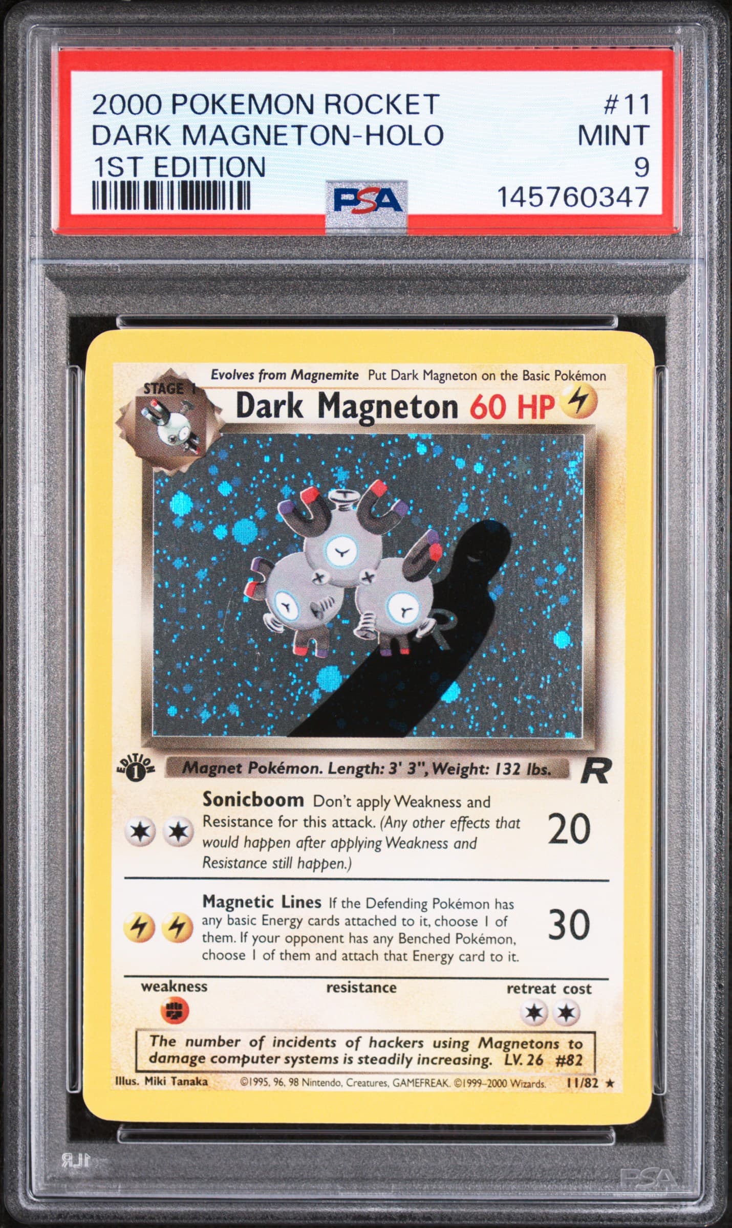 Dark Magneton-Holo 1st Edition