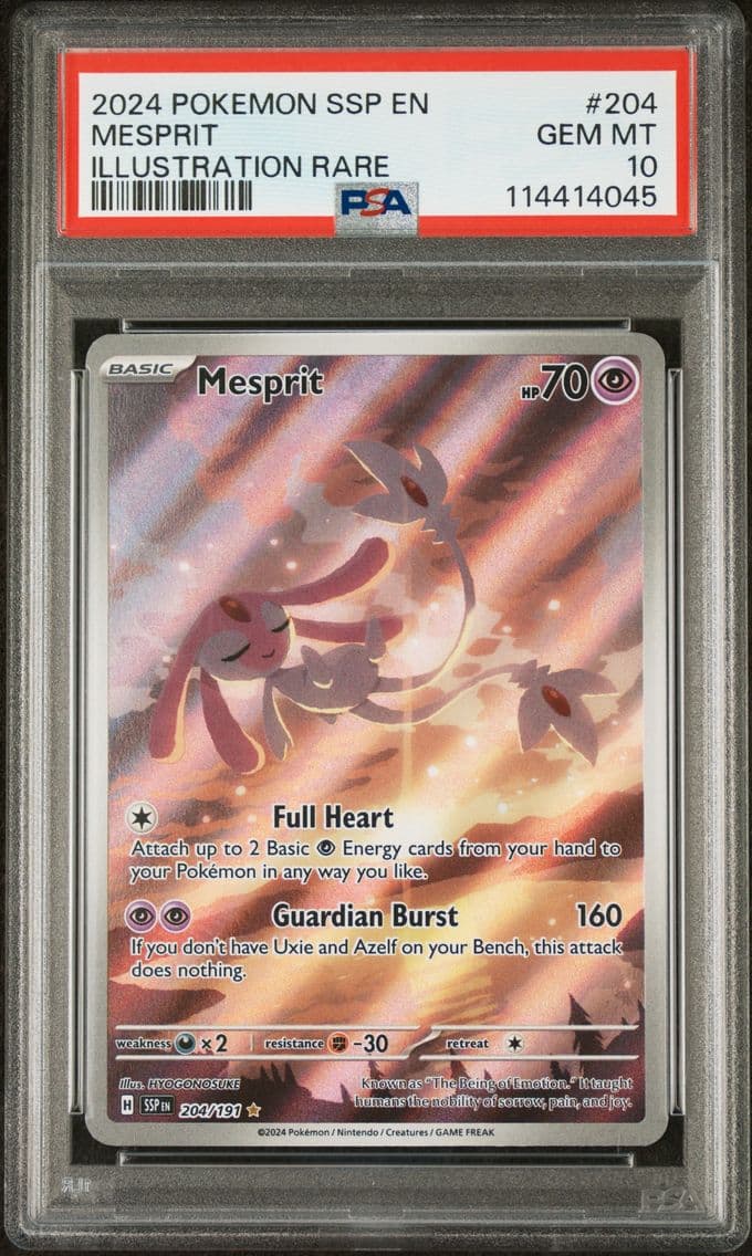 2024 #204 Mesprit PSA 10 Ssp EN-