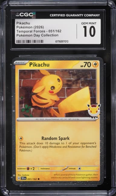 Pokemon Scarlet & Violet Temporal Forces Day Collection Pikachu #51