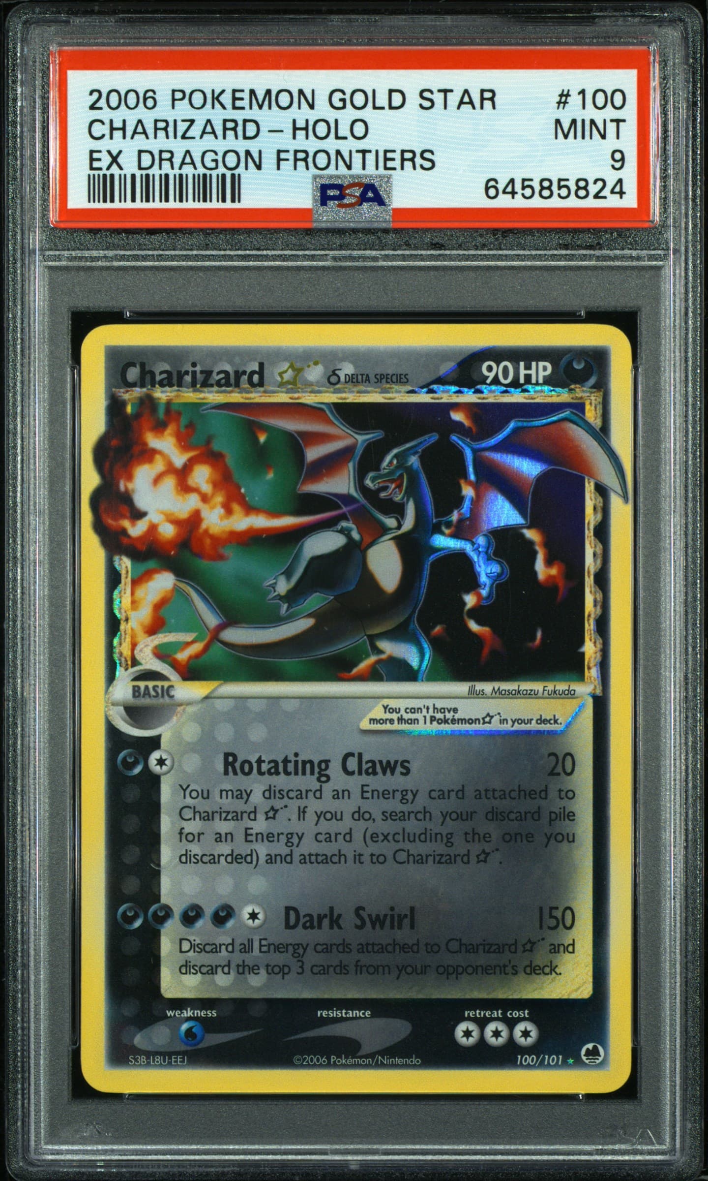 Charizard-Holo Gold Star