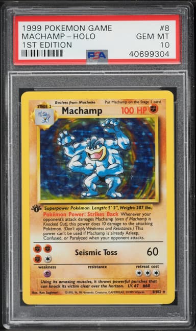 Machamp-Holo 1st Edition