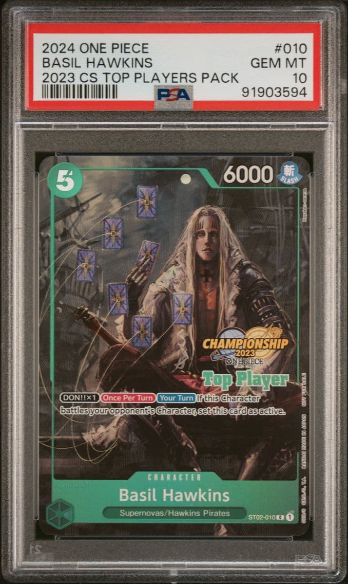 2024 #010 Basil Hawkins PSA 10 O