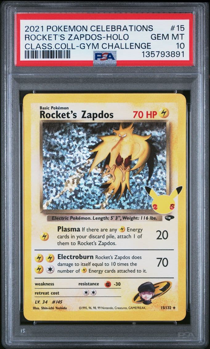 2021 #15 Rocket's Zapdos-Holo PS