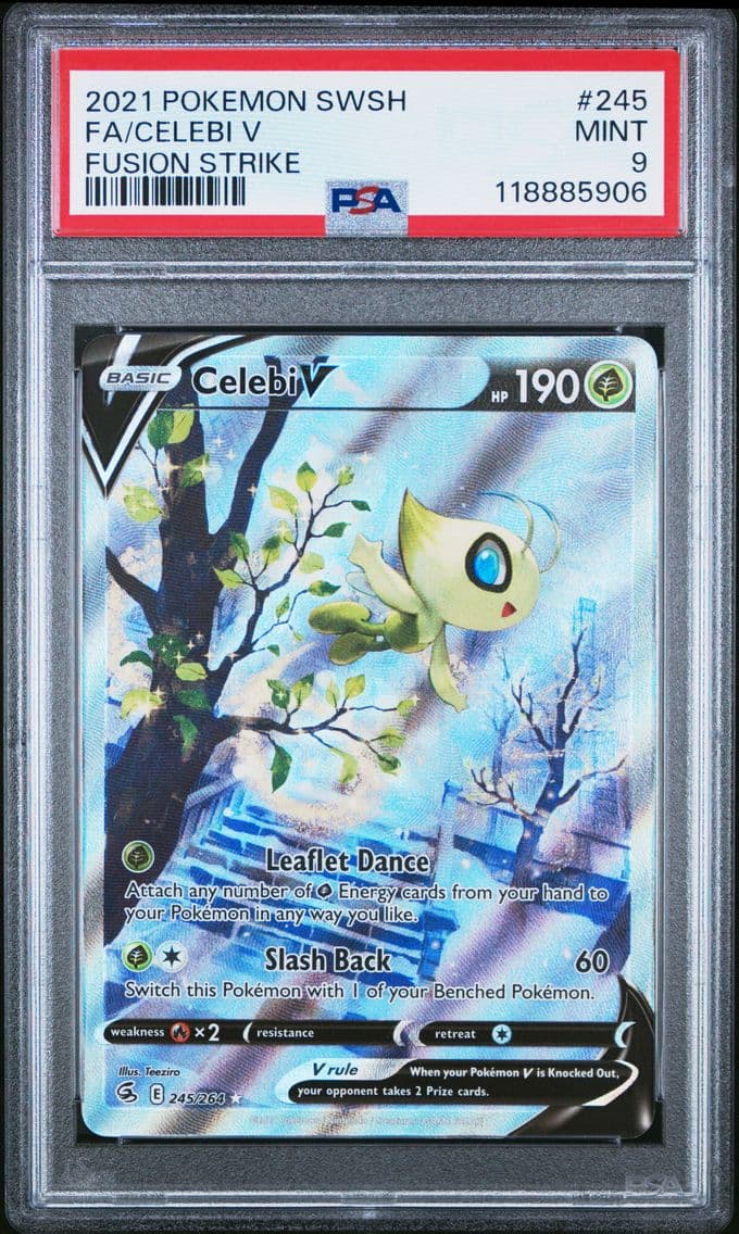 2021 #245 Full Art/Celebi V PSA 