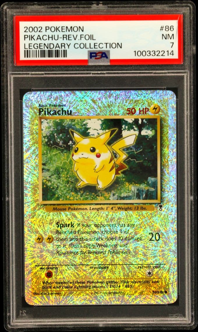 2002 #86 Pikachu-Reverse Foil PS