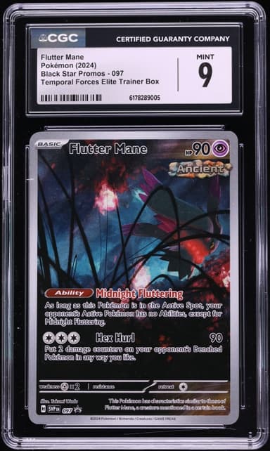 Pokemon Scarlet & Violet Promo Temporal Forces ETB Full Art Flutter Mane #97