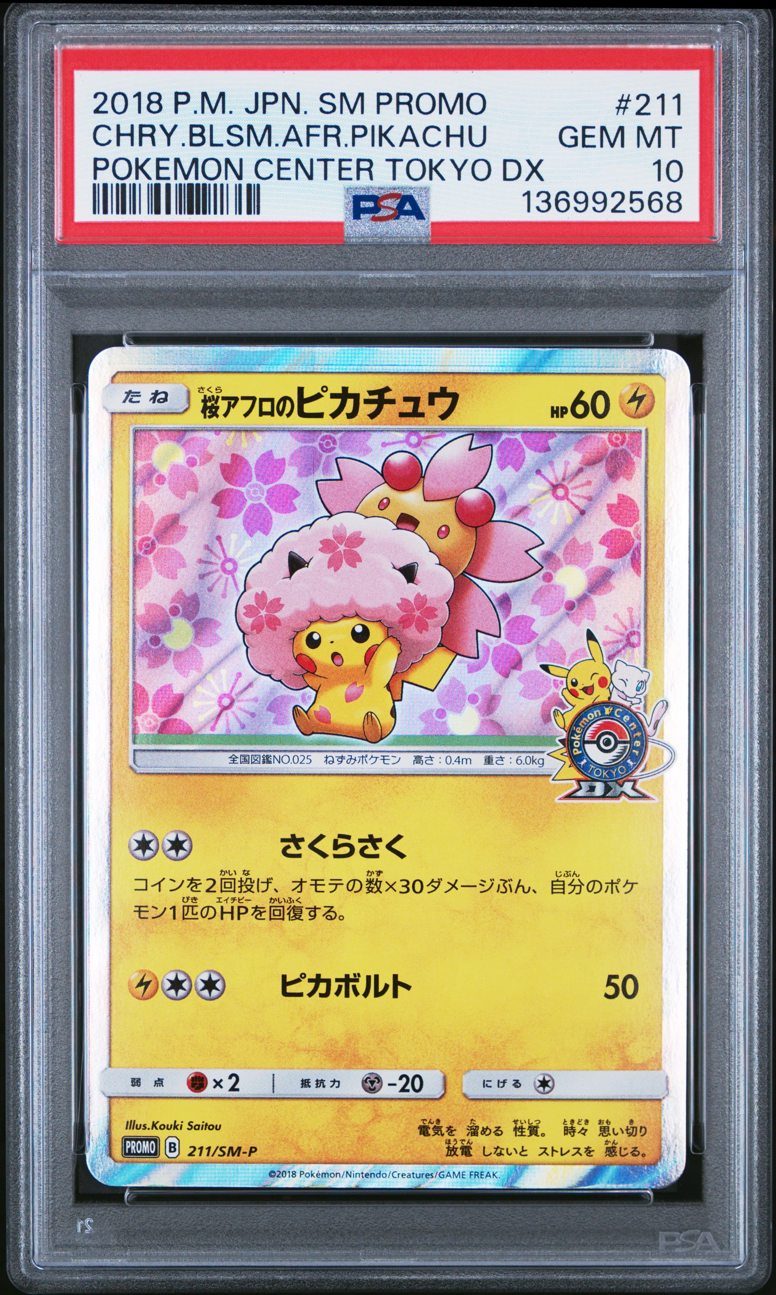 Cherry Blossom Afro Pikachu