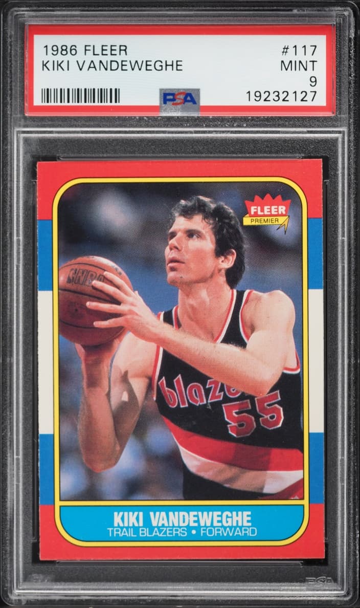 Fleer Basketball Kiki Vandeweghe #117