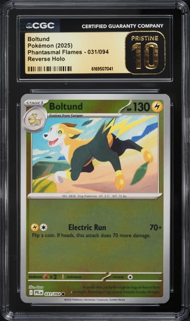 Pokemon Mega Evolution Phantasmal Flames Reverse Holo Boltund #31