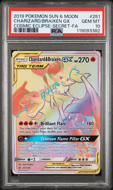 Full Art/Charizard & Braixen GX