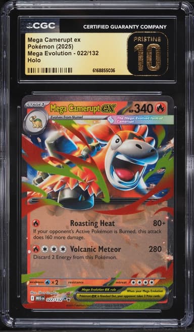 Pokemon Mega Evolution Holo Mega Camerupt ex #22