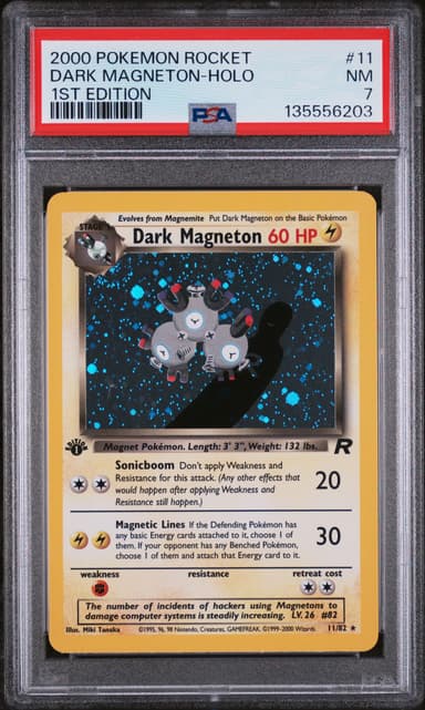 Dark Magneton-Holo 1st Edition