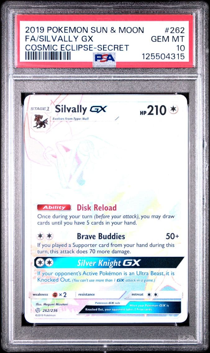2019 #262 Full Art/Silvally GX P