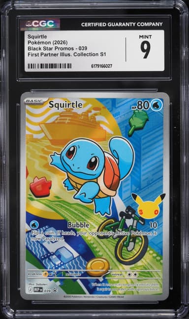 Pokemon Mega Evolution Promo First Partner S1 Full Art Squirtle #39