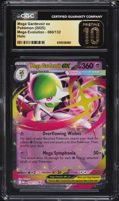 Pokemon Mega Evolution Holo Mega Gardevoir Ex #60