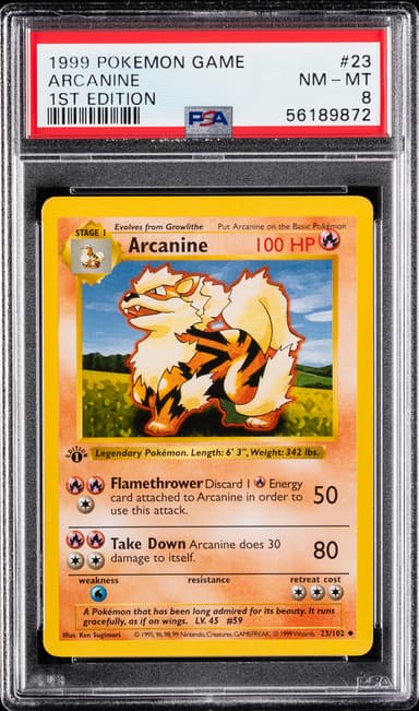 Arcanine 1st Edition