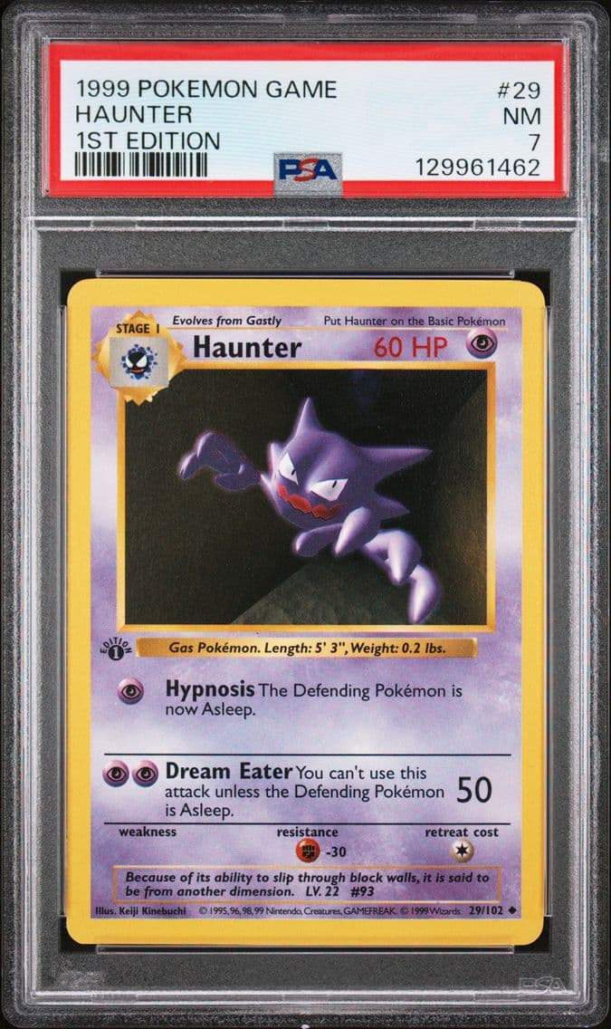 1999 #29 Haunter 1st Edition PSA