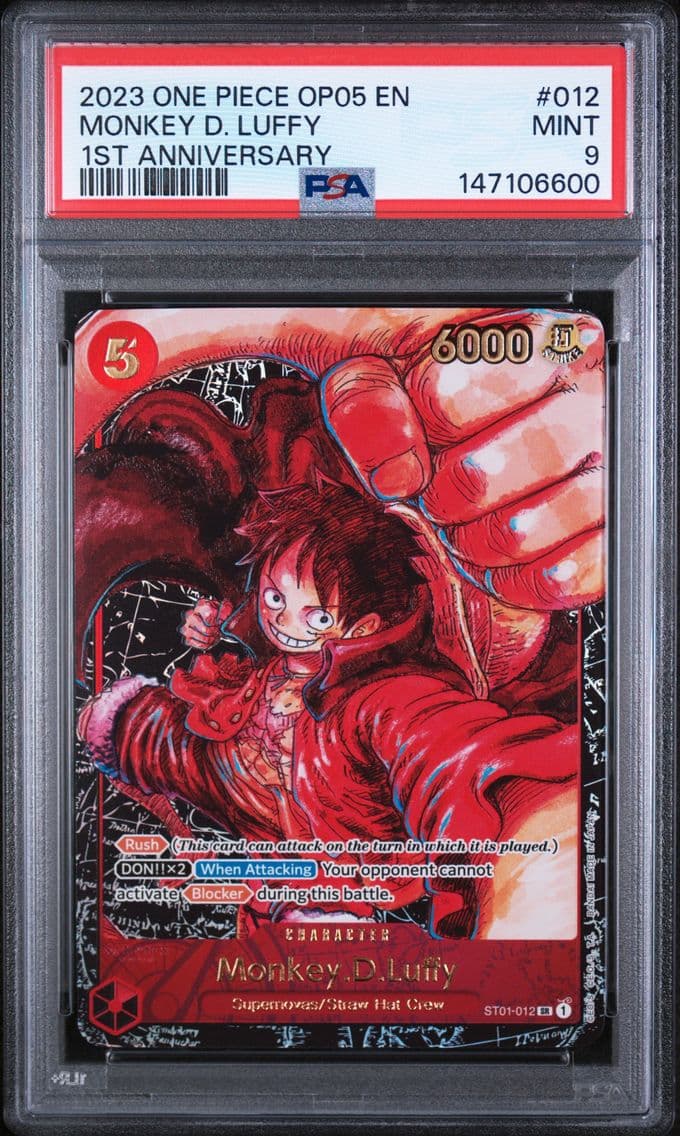 2023 #012 Monkey D. Luffy PSA 9 