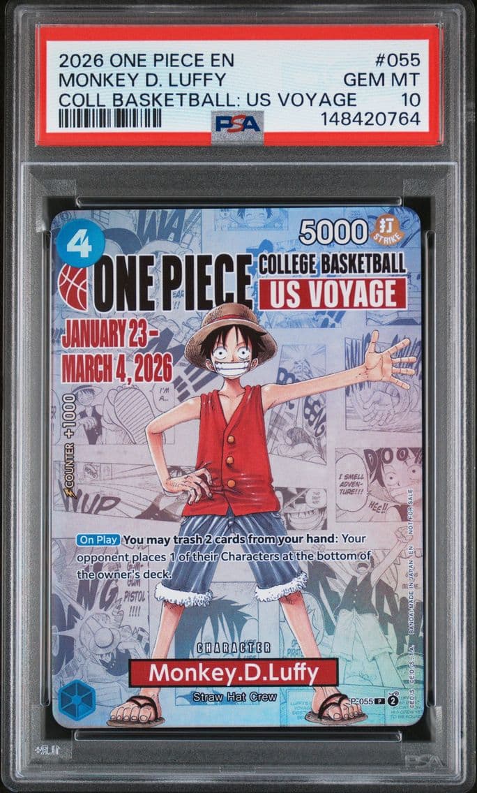 2026 #055 Monkey D. Luffy PSA 10