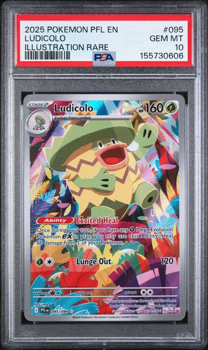 2025 #095 Ludicolo PSA 10 Pfl EN