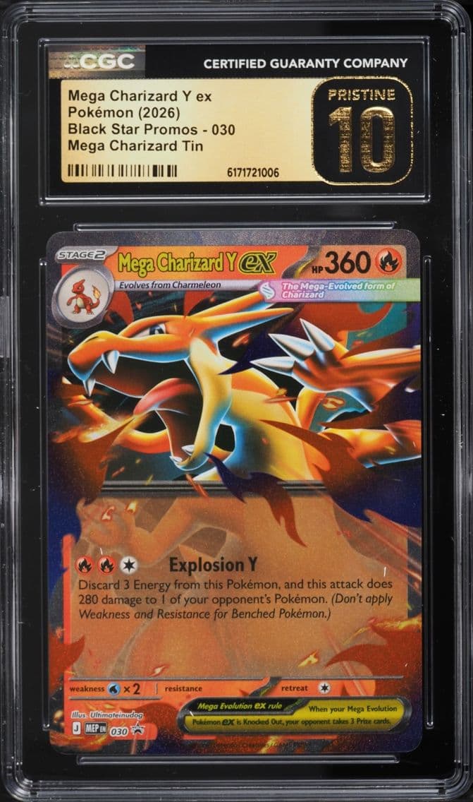 2026 #30 Mega Charizard Y Ex CGC