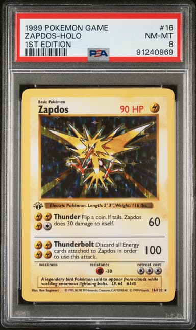 Zapdos-Holo 1st Edition